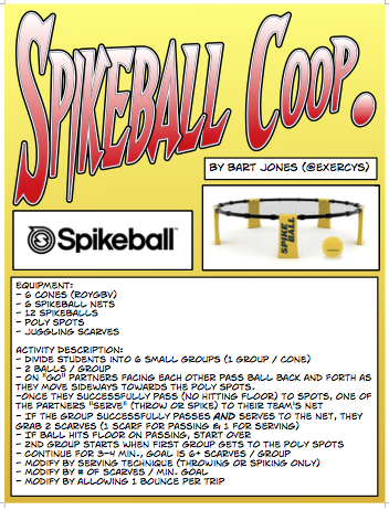 exercys's tweet photo. Trying this 3-5th gr. @Spikeball coop. activity tomorrow. Taking a risk...might crash and burn... #physed https://t.co/DzQnTrmUA1