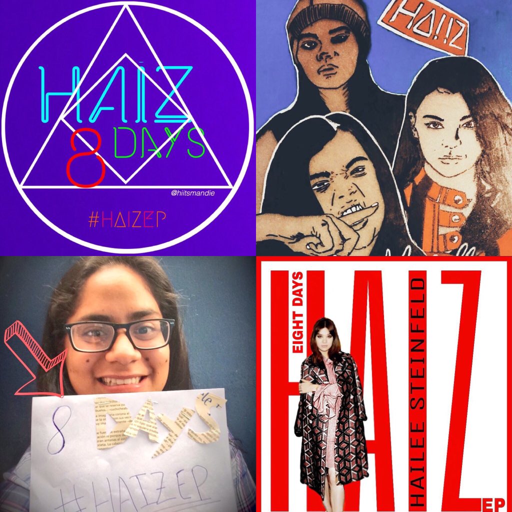 HaileeSteinfeld's tweet photo. 8 DAYZ till HAIZ

And I can't wait for you to hear it. 
#HaizEP 🤗😈💁🏻 https://t.co/DTRmPErJHL