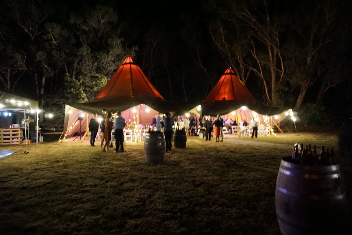 TipiKata's tweet photo. The clouds parted, the rain stopped, the sun shone! 

#tipi #tipikata #melbournetipi #countrywedding https://t.co/r4lPCMs68U