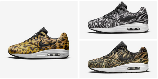 TheShoeGame's tweet photo. Ladies: Nike Air Max 1 Zoo Pack

Available: https://t.co/IOgDfPGrrk https://t.co/7KkgKD74NB