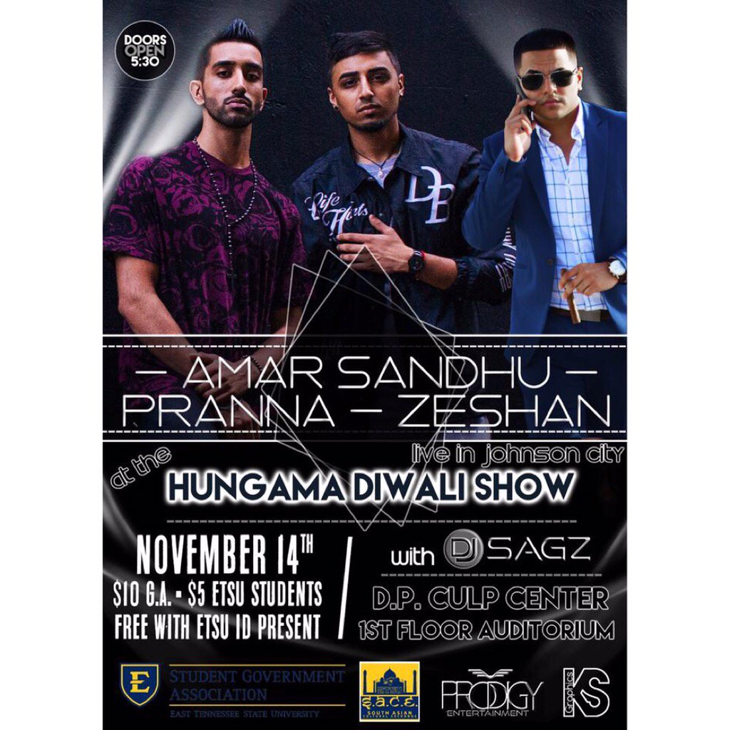 ETSU_sace's tweet photo. HUNGAMA! November 14th. D.P Culp. 6:30. Get down with some brown.😏🇮🇳🔥💃🏽👏🏾 https://t.co/yPM7KqsjDn