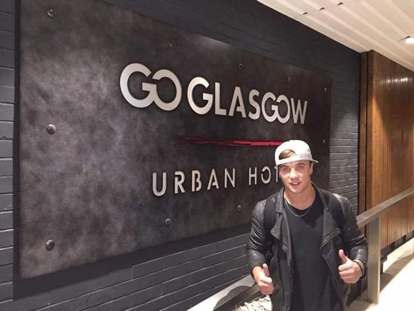 GoGlasgowUrban's tweet image. Sam Callaghan of X Factor came to visit us this week.  Looks like he enjoyed his stay. #samcallaghan