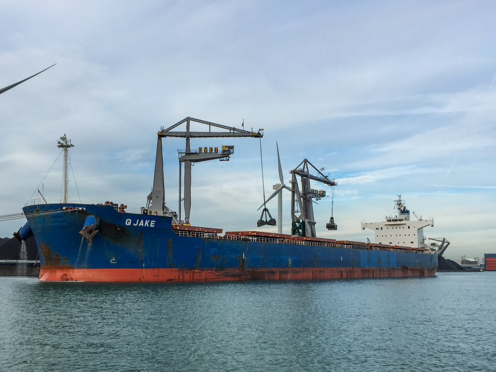 Is dit de laatste boot geweest die Ovet gelost heeft voor de EPZ centrale Borsele? Na ruim 30 jaar