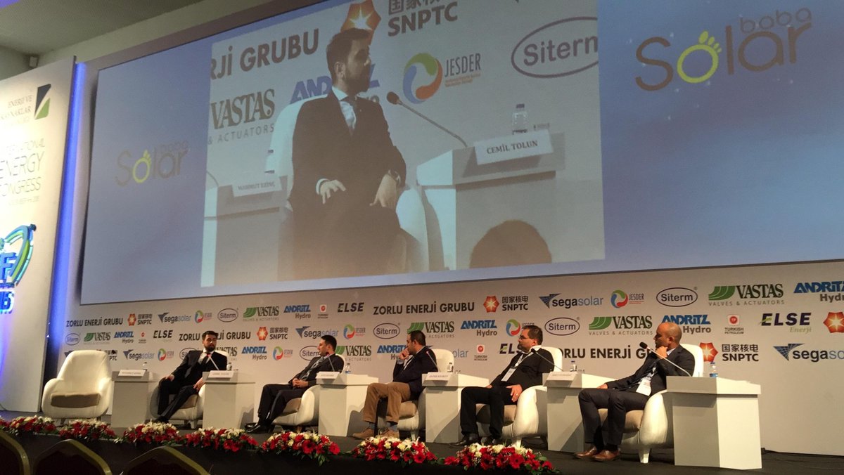 EIF Fuarı kapsamında düzenlenen "Enerji Sektörünün Vizyonu" konulu oturuma Gn.Müd.Mahmut Ezinç katıldı #ezincgrup