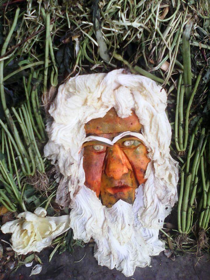 "Awas Leluhur Sampah Marah Klo Kalian Buang Sampah Sembarangan"