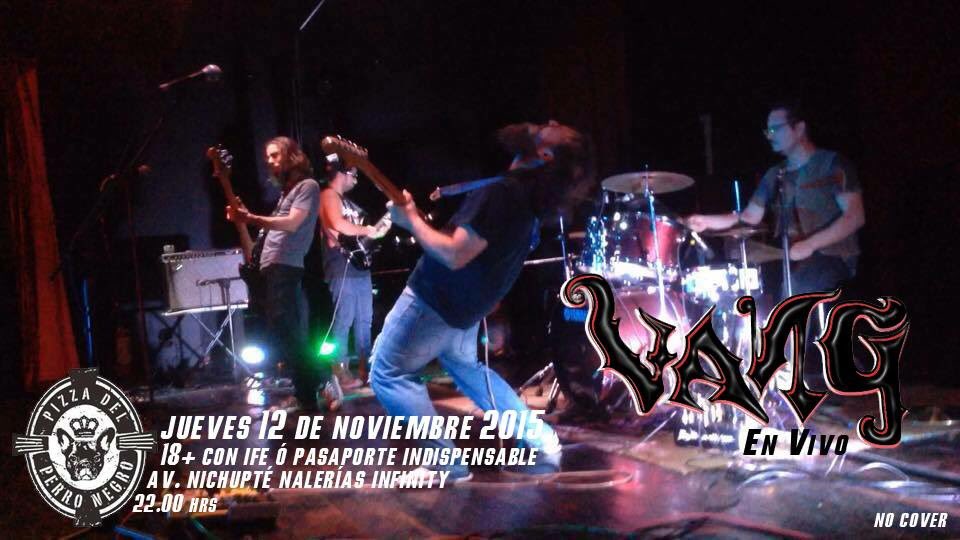 OscarVallejoMx's tweet photo. El Jue 12Nov15 #RockPlayense con #Vang en vivo @PizzaPerroNegro #cancún 22.00 hrs 18+ID
Quoén grita #Rock #Rock4all https://t.co/8Mfk4oGei7