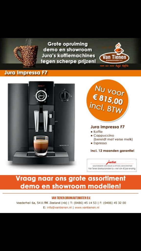 black__beans's tweet image. Een van de vele actie modellen bij Van Tienen Drankautomaten