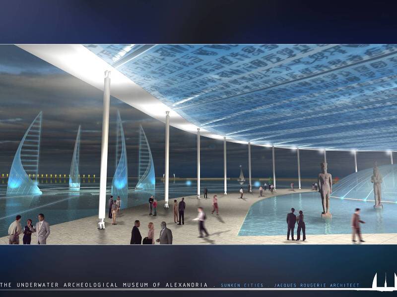 TelesAngels's tweet photo. The future Underwater Archaeology Museum of Alexandria, Egypt? via @inhabitat https://t.co/DrxgDg4b4P 
#mqAHIS https://t.co/2LHPjxVd2F