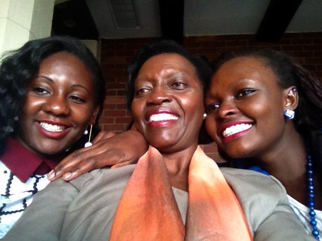 With my lovely daughters Hildah and Cynthia chair &amp; sec general <a href="/WOSWA/">WOSWA</a>