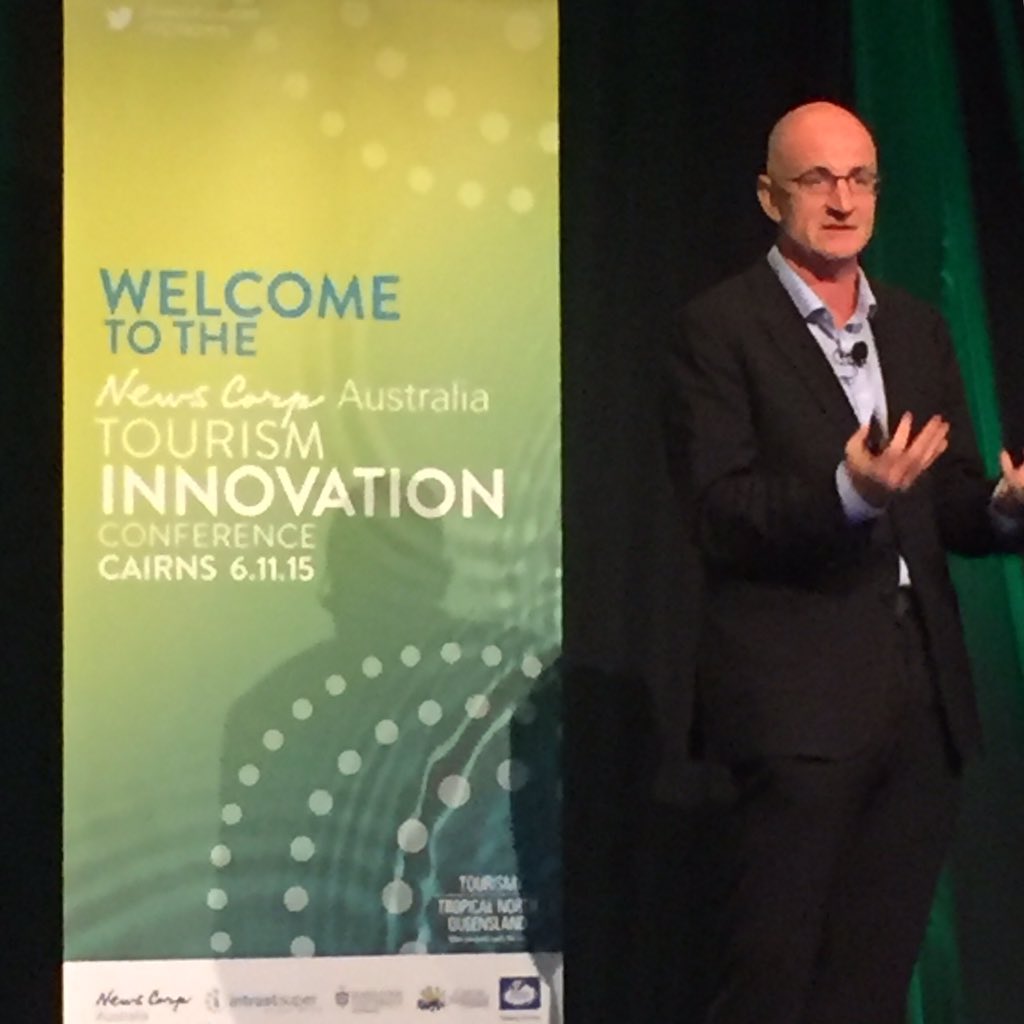 danielleduell's tweet photo. @Jamesologhlin closes with advice to turn what we've heard into innovative action #TICTNQ2015 @MeetInCairnsGBR https://t.co/PG0gC3eItU