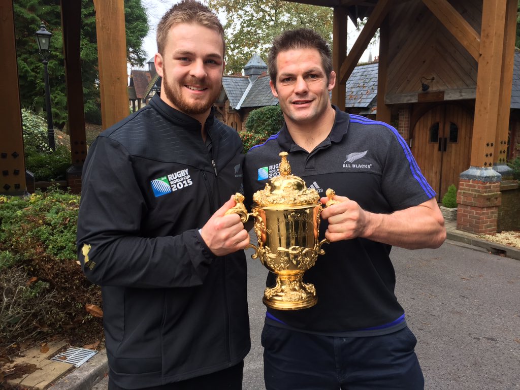 SamCane7's tweet photo. What an incredible experience the journey to winning this little beauty has been! #RWC2015 https://t.co/q93PDS7UAQ