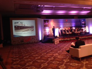 Indrailsummit's tweet photo. Mr. O.P. Kesari speaking on Head on Generation (HOG) - A step towards energy efficiency https://t.co/pnGbeMDIv9