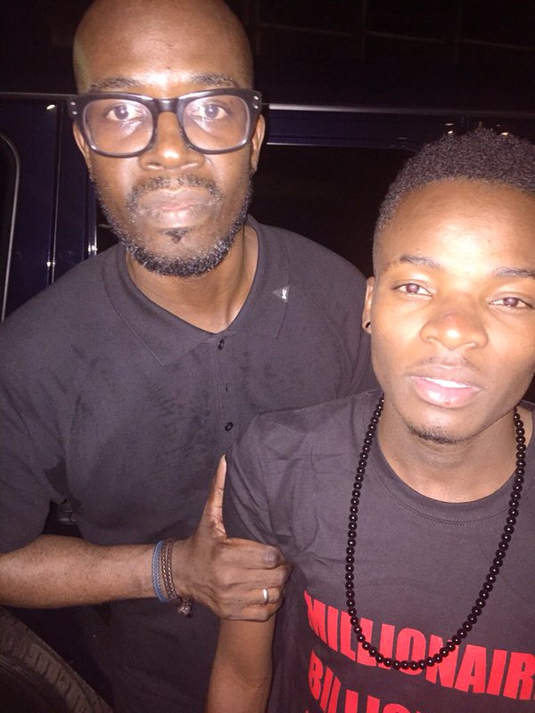 NAKEDPENCIL_RSA's tweet photo. @DesoBanks  with the legend @RealBlackCoffee,rocking the MBT t shirt 
#MBT https://t.co/eDwWhV8vum