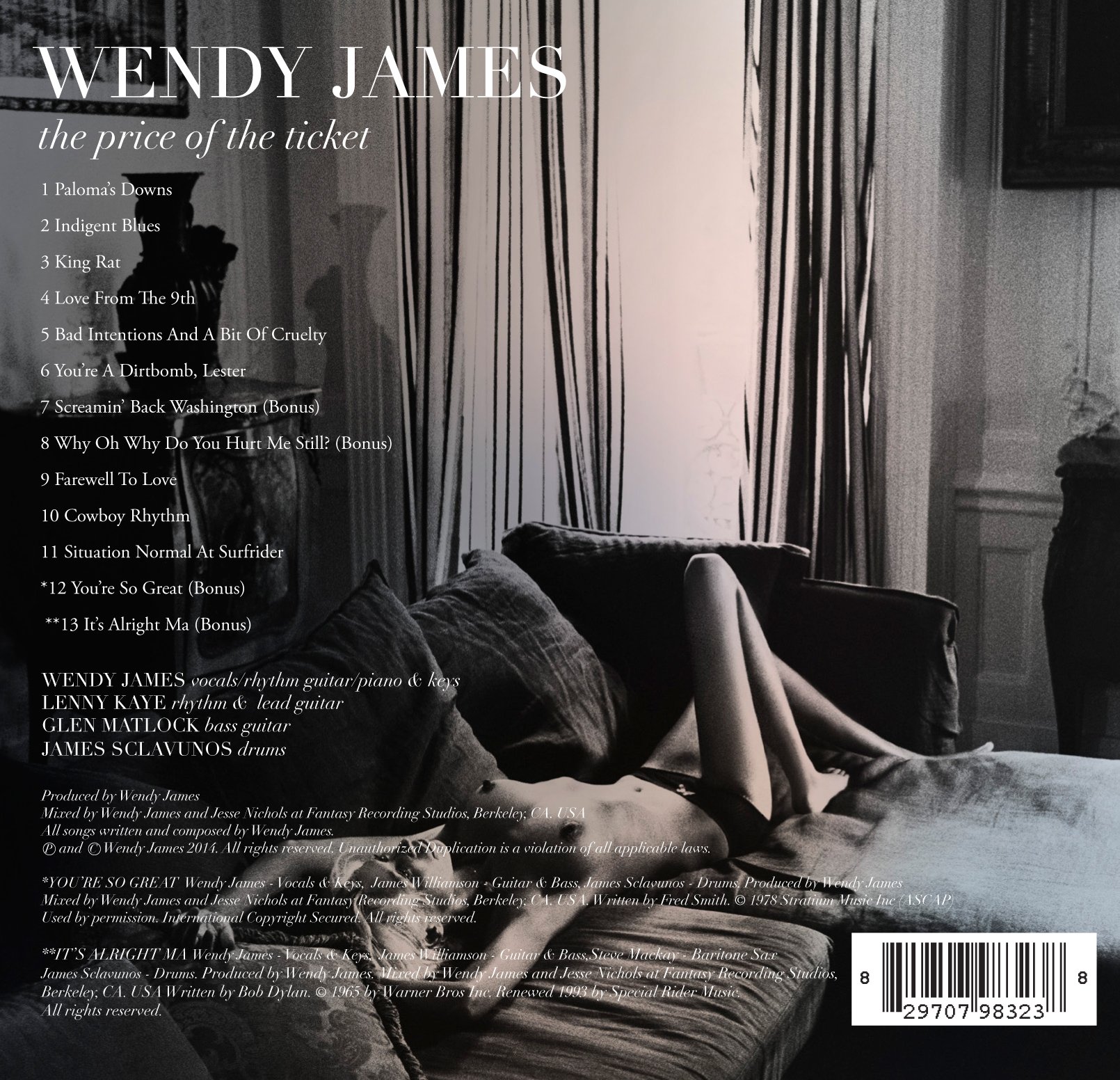 Wendy James The Price Of The Ticket 入手困難 Wendy James - The Price of the Ticket | Deezer