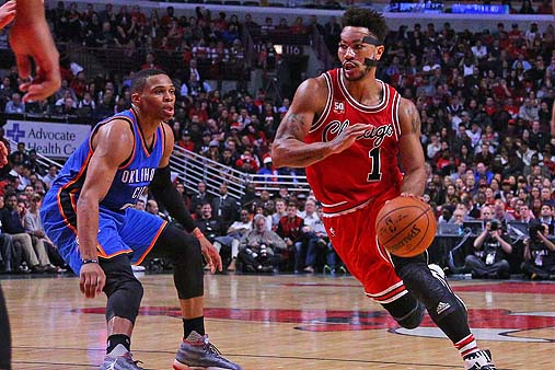 ABSCBNNews's tweet image. Bulls' Rose, Butler outhustle Thunder bit.ly/20z6Xax