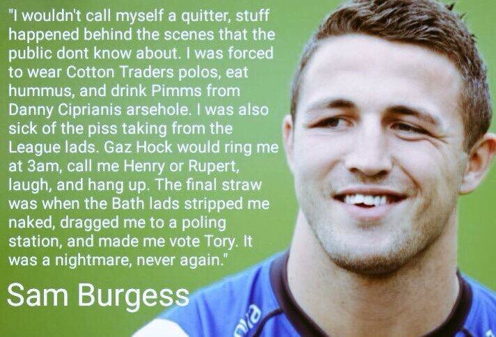 Official_Booboo's tweet photo. Had a little chuckle at this. #stereotypes #rugby #rugbyleague https://t.co/NGcrESNFgb