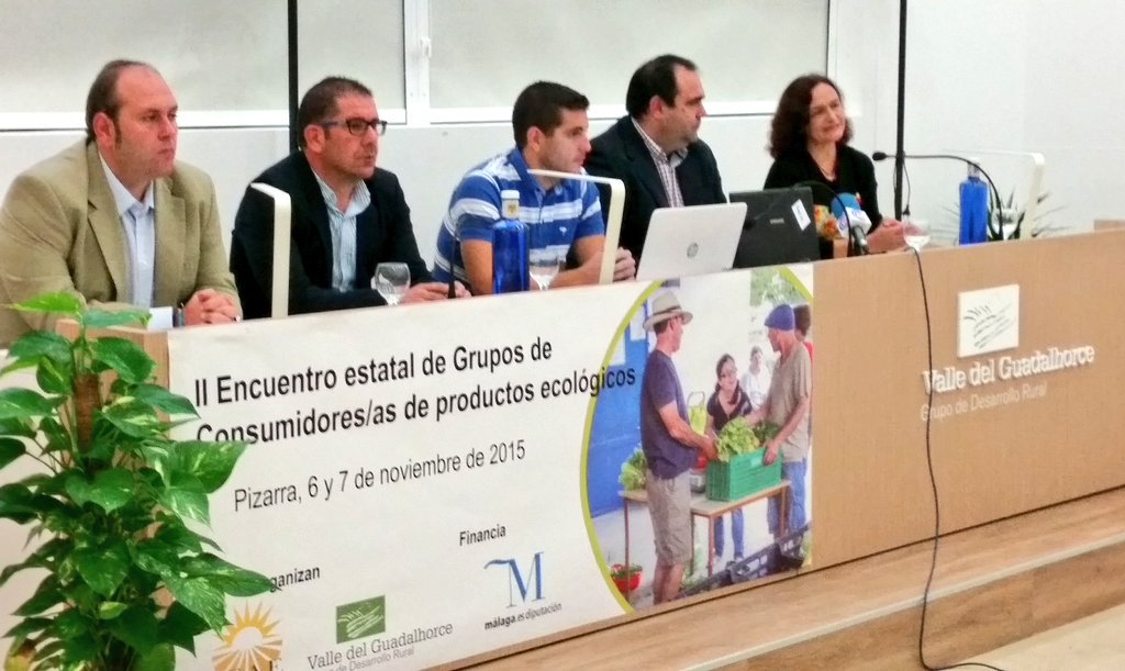 Comenzamos #Encuentro #Consumidores #ecológicos en #Pizarra con los referentes nacionales en #consumoEcologico