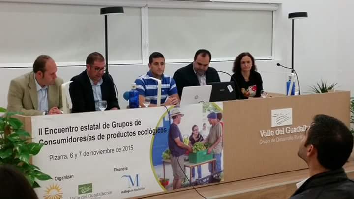 Inauguración del II Encuentro estatal de grupos de consumidores ecológicos en el Valle del Guadalhorce #Pizarra