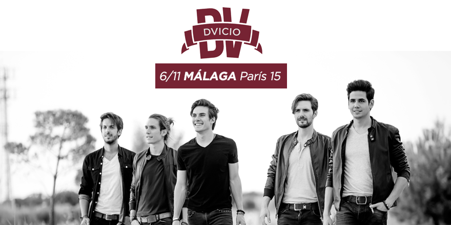 planetevents's tweet photo. La gira "Justo Ahora y Siempre" de @dvicioficial continúa hoy a las 22:00h en la Sala París 15 de Málaga ¡No faltes! https://t.co/ISRoO3hO4u