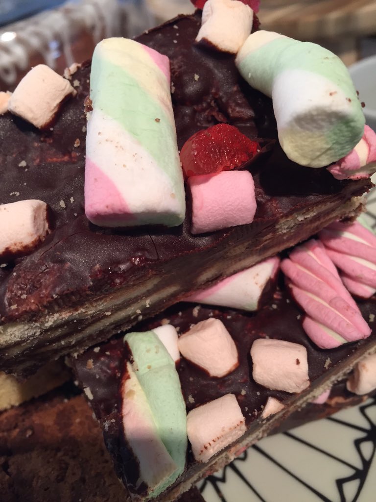 toastnotts's tweet photo. Today's sweet treat ...... Rocky Road from @SimplyCakes1 https://t.co/MdMpn3FLkb