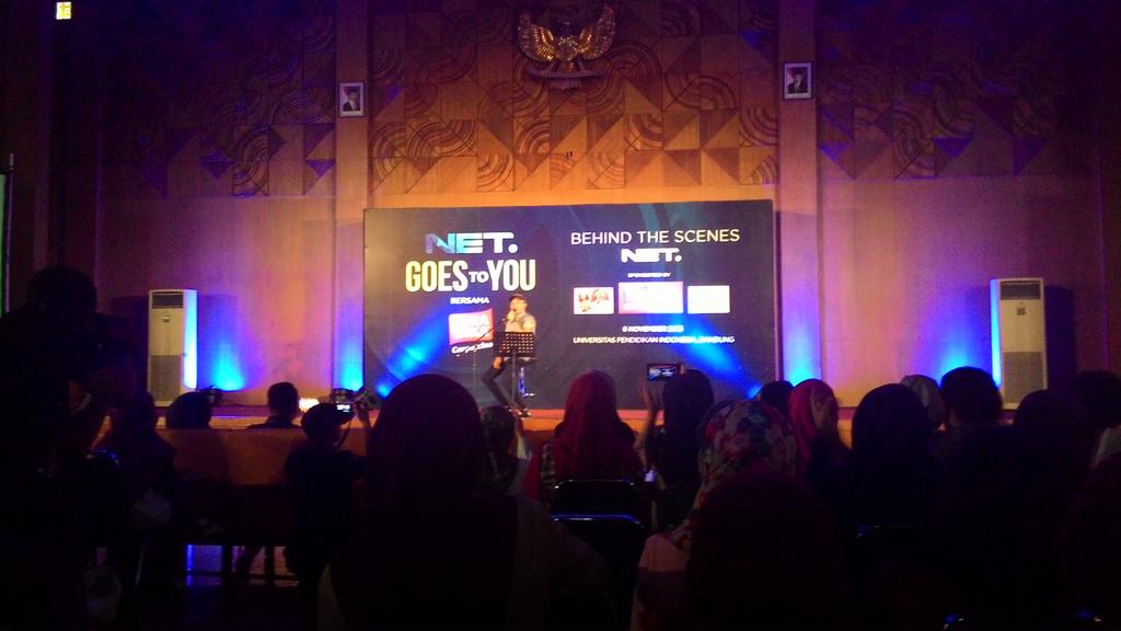 icafitria's tweet photo. @rizky_febian aja dateng loh ke #NETgoestoyouBDG @netmediatama semakin sore makin makin aja nih, terimakasih NET 🎉 https://t.co/8sSSlhpA6p