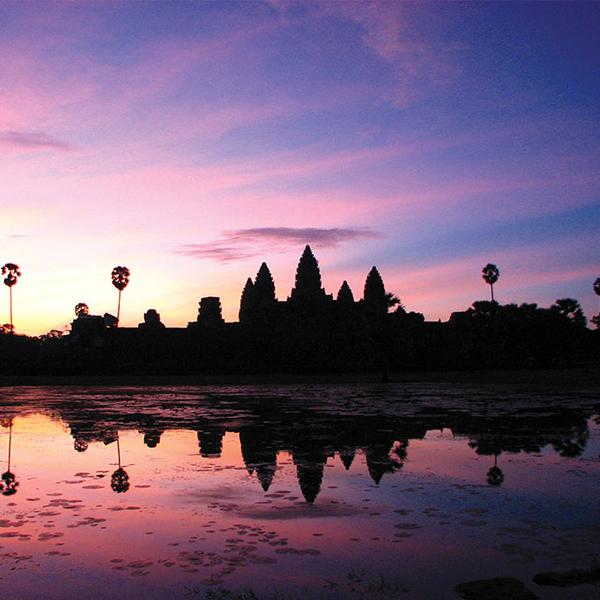 The world's best sunrise? #Angkor #Cambodia