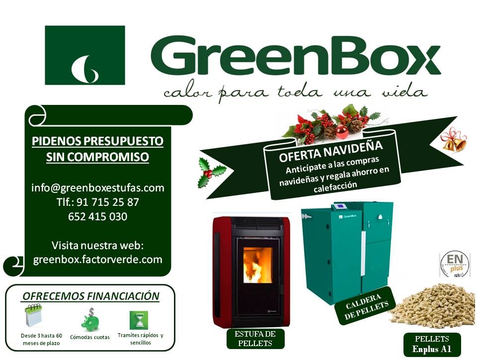 OFERTA NAVIDEÑA DE #estufas y #calderas de #pellets