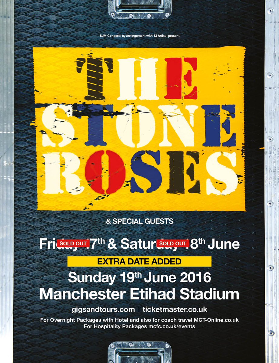 The Stone Roses (@thestoneroses) on Twitter photo 