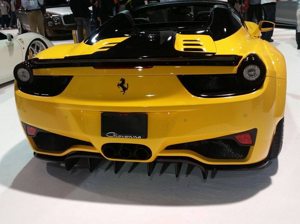 OnlyFerrariPics's tweet image. #SemaShow 2015 
Ferrari 458 || Giovanna Wheels 
#sema #semashow2015 #vegas #ferrari #ferrari458 # yellow #lkperform…