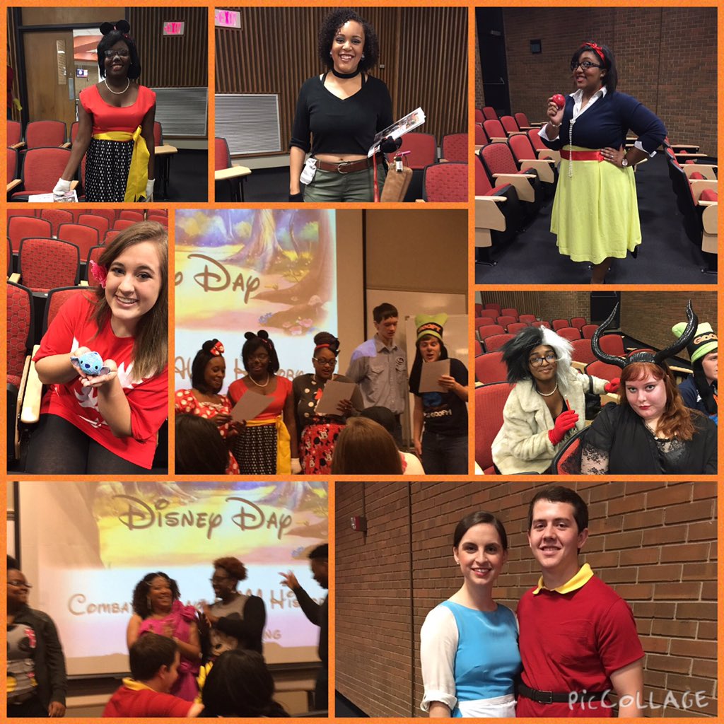 AUMOrientation's tweet photo. Disney themed #SWOTTeam training on AUM History and Traditions! #OLs #WarhawkPride https://t.co/tJ05J3kMpa