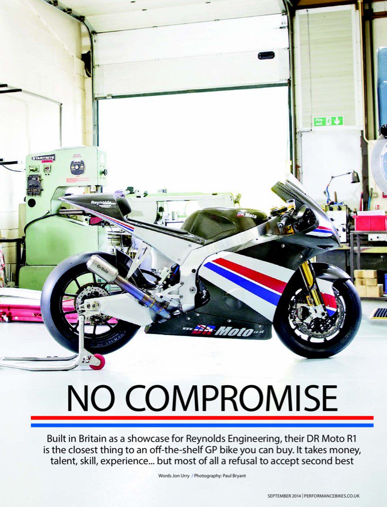 DRMoto1's tweet photo. A MotoGP spec track weapon you can buy. #HelloDRMoto - Please retweet &amp; visit https://t.co/S70fRN4Ecj @PBmagazineUK https://t.co/4CHfrgc5Gc