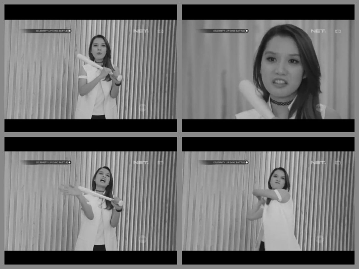 Devingers_Voice's tweet image. #PictAD ce @aureliadevinov di @NetCLBI .. ;) Ekspresinya lucu.. :D #NETCLBI_Devi