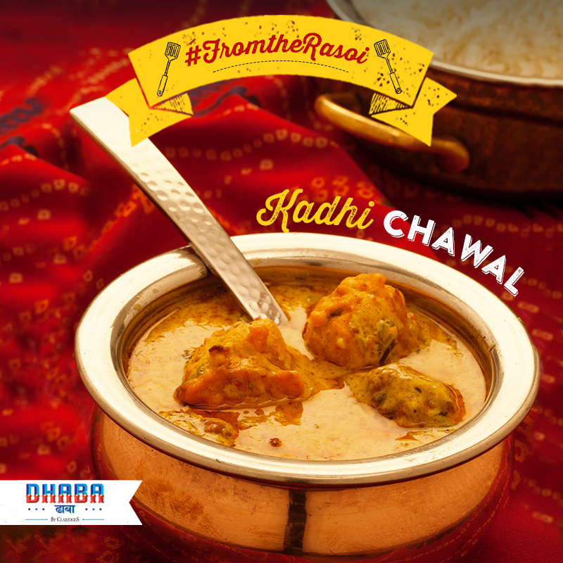 #FromTheRasoi : An offer you can’t refuse – our Kadhi Pakori and rice!