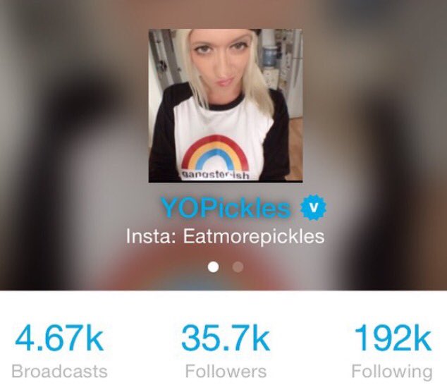 Yopickless's tweet photo. #Hangw https://t.co/NlbZUmhBmR The only live stream that allows viewers to tip! Come check out @hangwith #yopickles https://t.co/AYL38Pdvbu