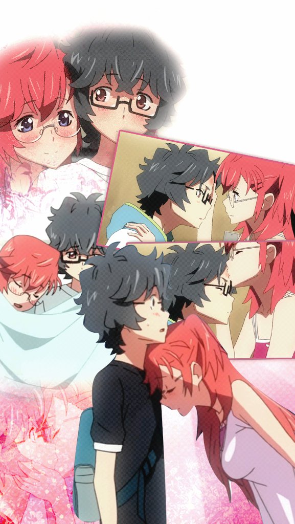 2Bgraph's tweet image. 2 new lockscreens of Ano Natsu De Matteru and 2 new of Red Data Girl // #lockscreen #reddatagirl #anonatsudematteru