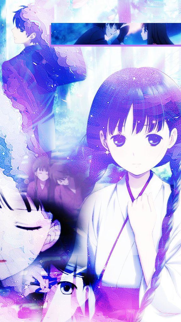 2Bgraph's tweet image. 2 new lockscreens of Ano Natsu De Matteru and 2 new of Red Data Girl // #lockscreen #reddatagirl #anonatsudematteru