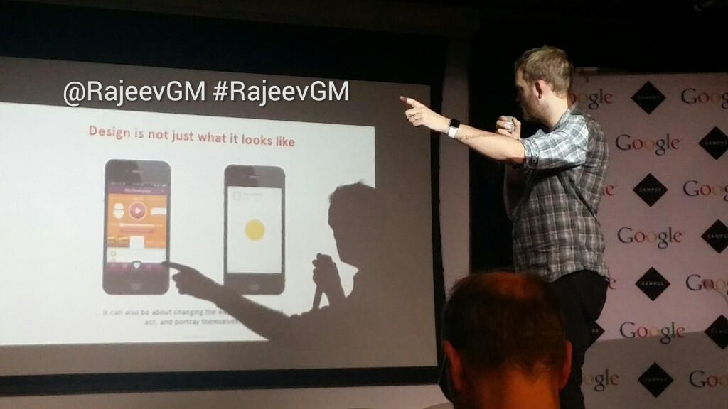 rajeevgm's tweet image. #yoyoplay&amp;gt;
@TheAppBusiness ☞

#Design is not just what it looks like

#DesignThinking
#CampusLondon