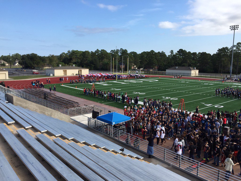 Getting ready for TISD patriotic show tonight.