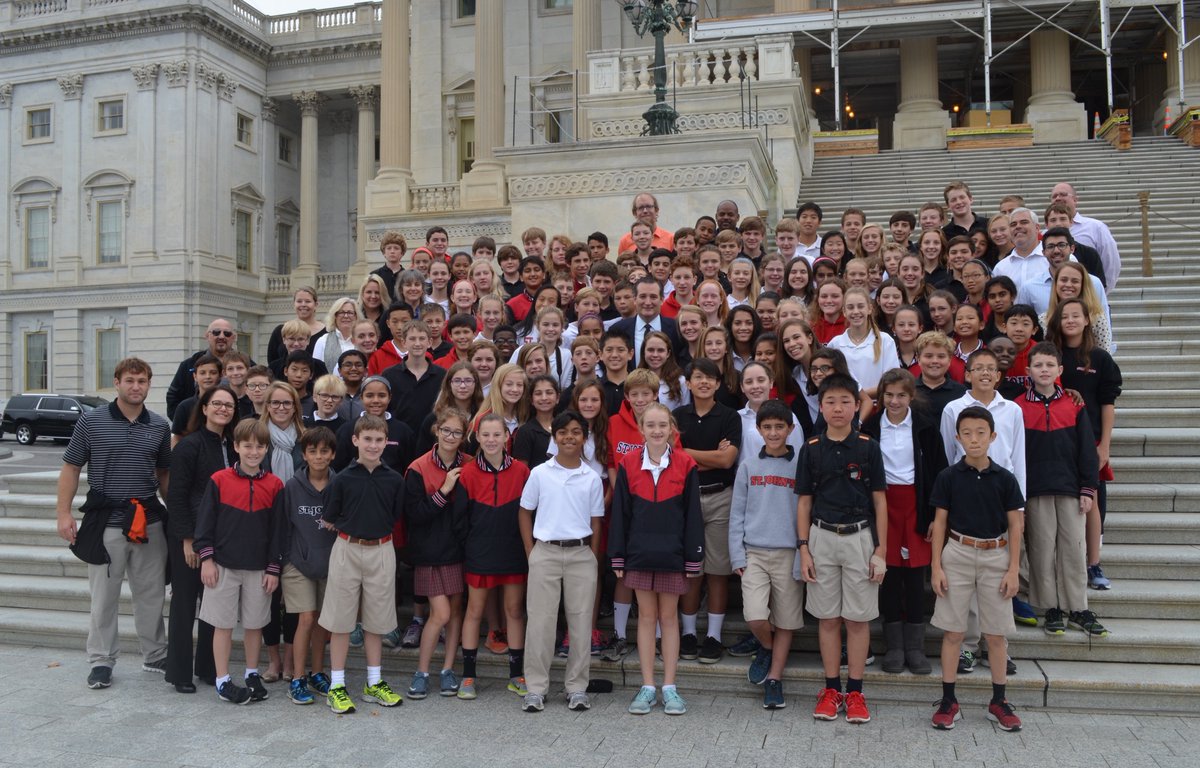 SenTedCruz's tweet photo. Enjoyed visiting with students from St. John's School yesterday. #TexasProud https://t.co/2NeDHaFc3F