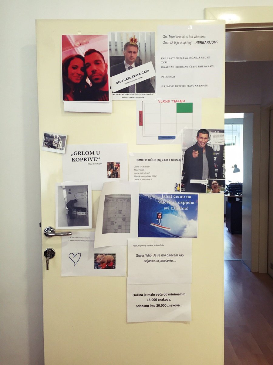 MilleniumPR's tweet photo. Naši biseri često završe na ovim vratima, ali samo oni najbolji jer nažalost nemamo toliko velika vrata :D #MPRplus https://t.co/R1o6qTeYC2