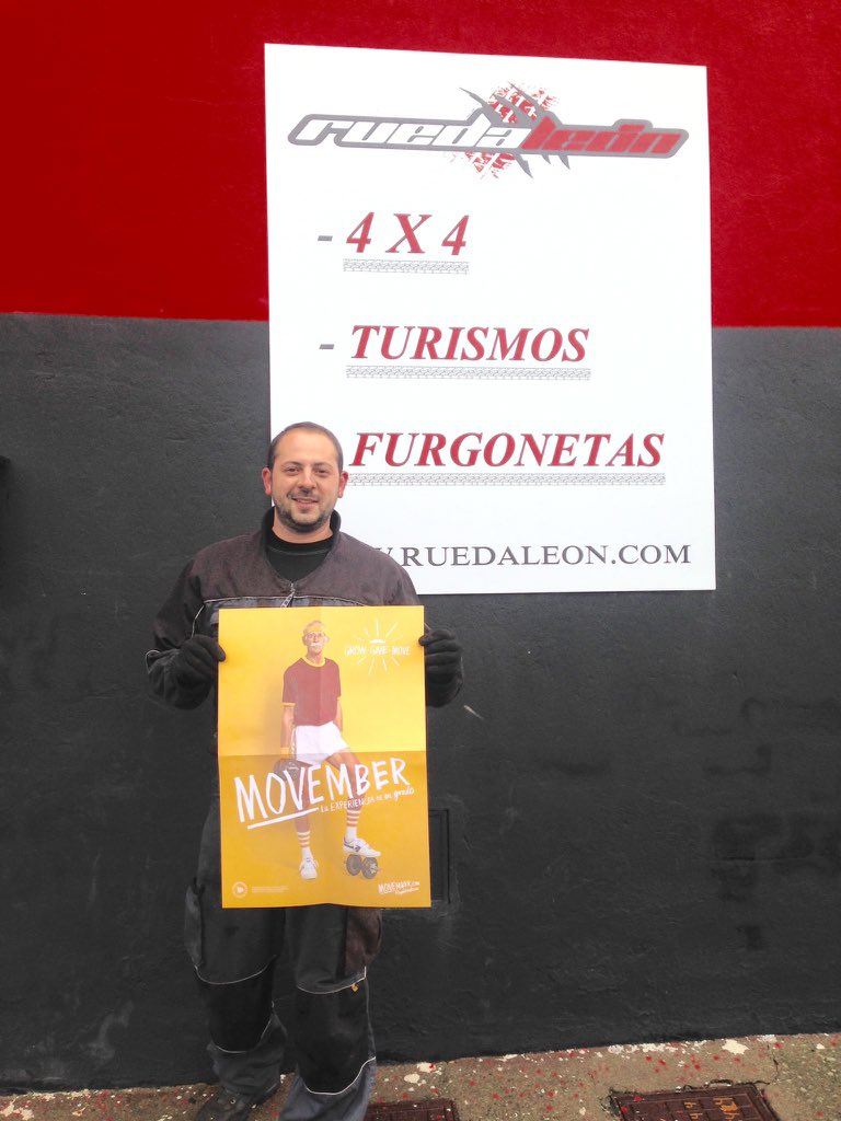 Hasta el 30/11 <a href="/ruedaleon_/">ruedaleon</a> nos acompañará como patrocinador de nuestros eventos! #movemberleon2015 #leonesp