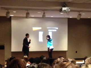 GranvilleSTEM's tweet photo. @GCPSchools Check out Ms. Frederick being a slope soldier at Movement in Math #NCCTM2015 https://t.co/7OKFy9P07j