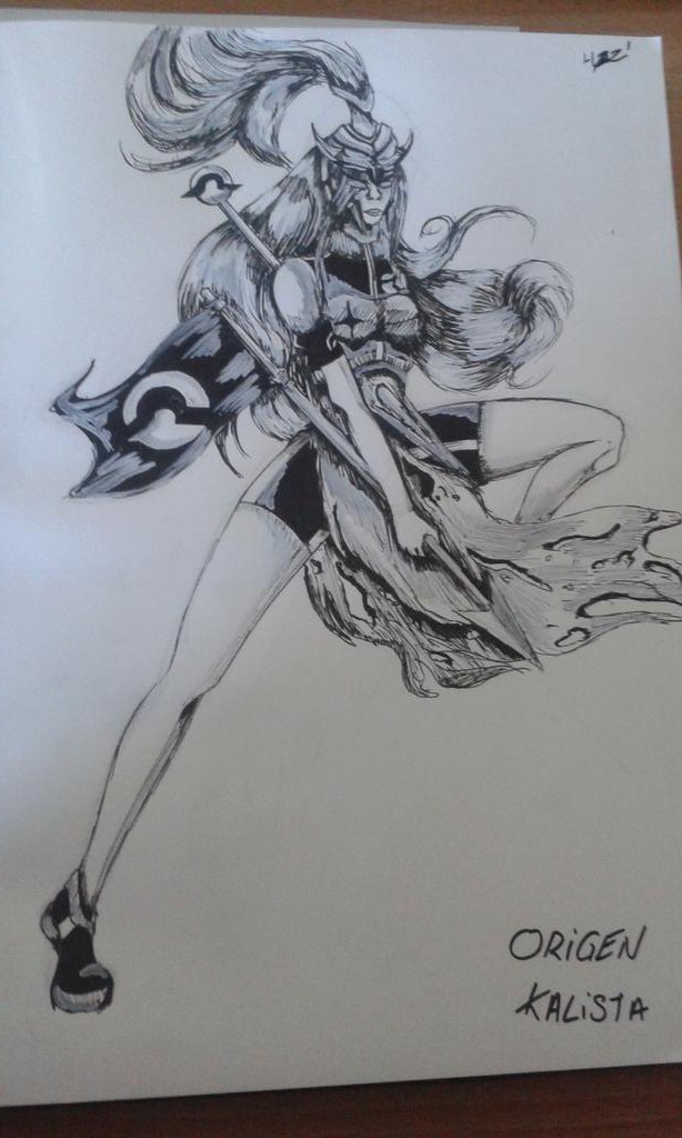 Hazzwei's tweet photo. @OG_Niels  OG Kalista for you :3 https://t.co/iw7trUDB4u