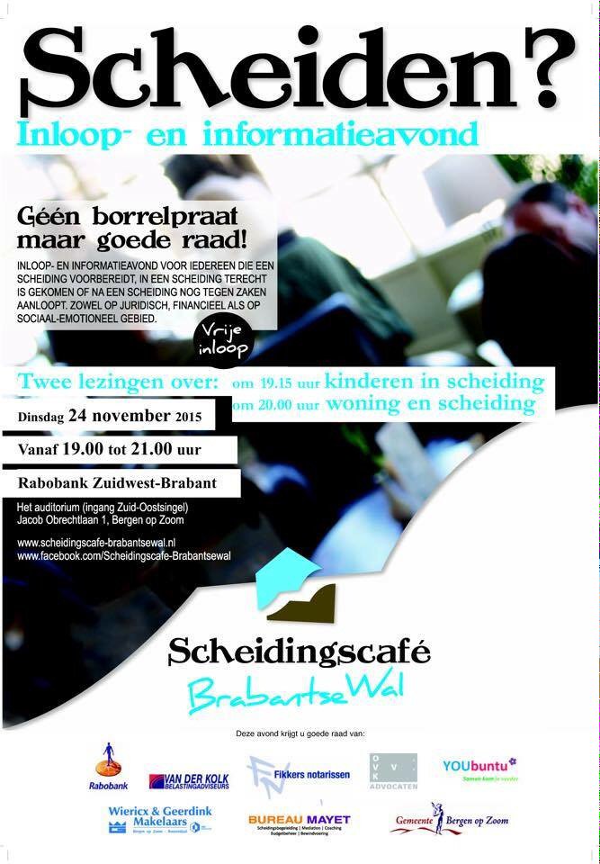 youbuntu4u's tweet photo. Kom luisteren/info halen op 24 nov #scheidingscafe BrabantseWal thema is scheiding en kinderen /scheiding &amp; huis #rt https://t.co/Ij9H77mqGr