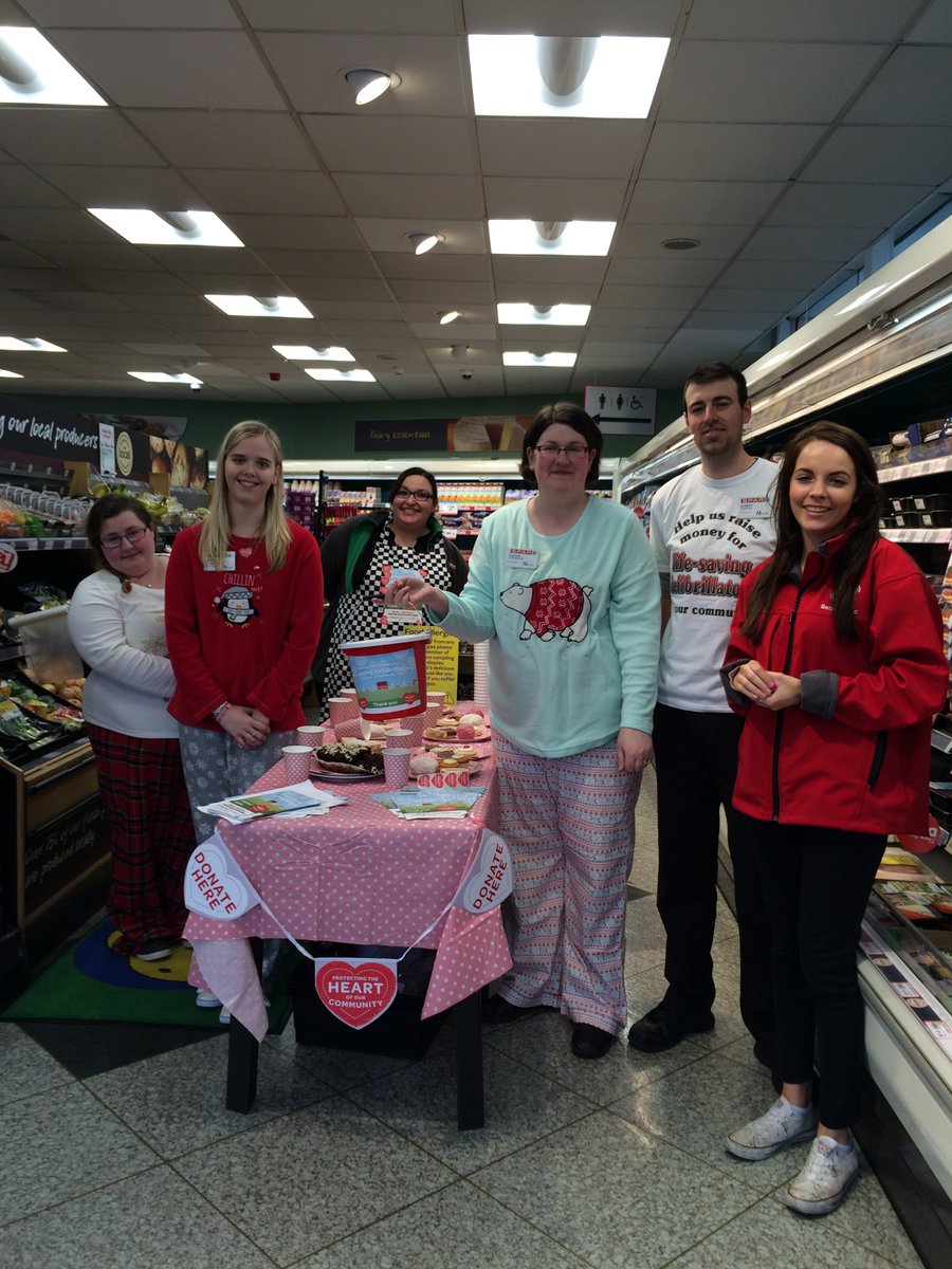 QRadioOfficial's tweet photo. Some delicious treats in store for #DefibDonate at @SPARNI Millburn Road, Coleraine. https://t.co/uOjI6Z3ttU