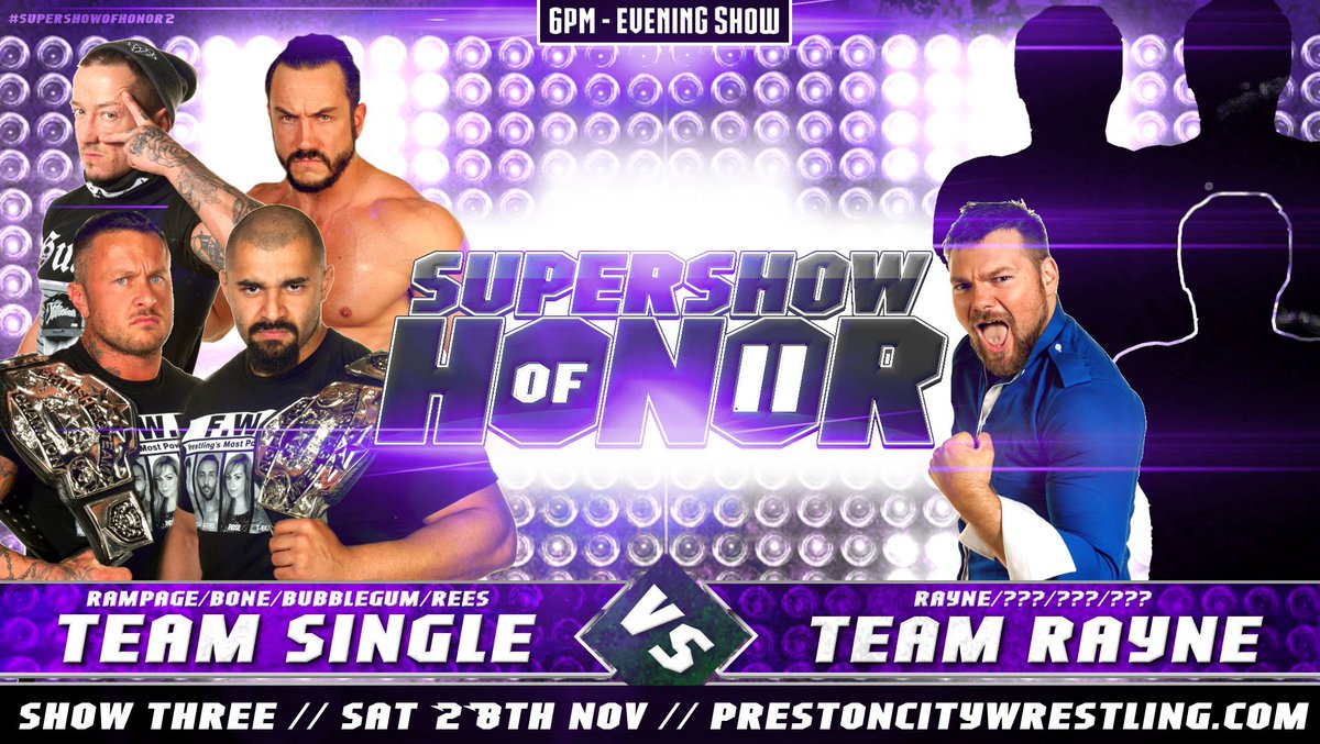 Limited tix available for UK #SupershowOfHonor2 featuring stars of @ringofhonor & @PCW_UK prestoncitywrestling.com