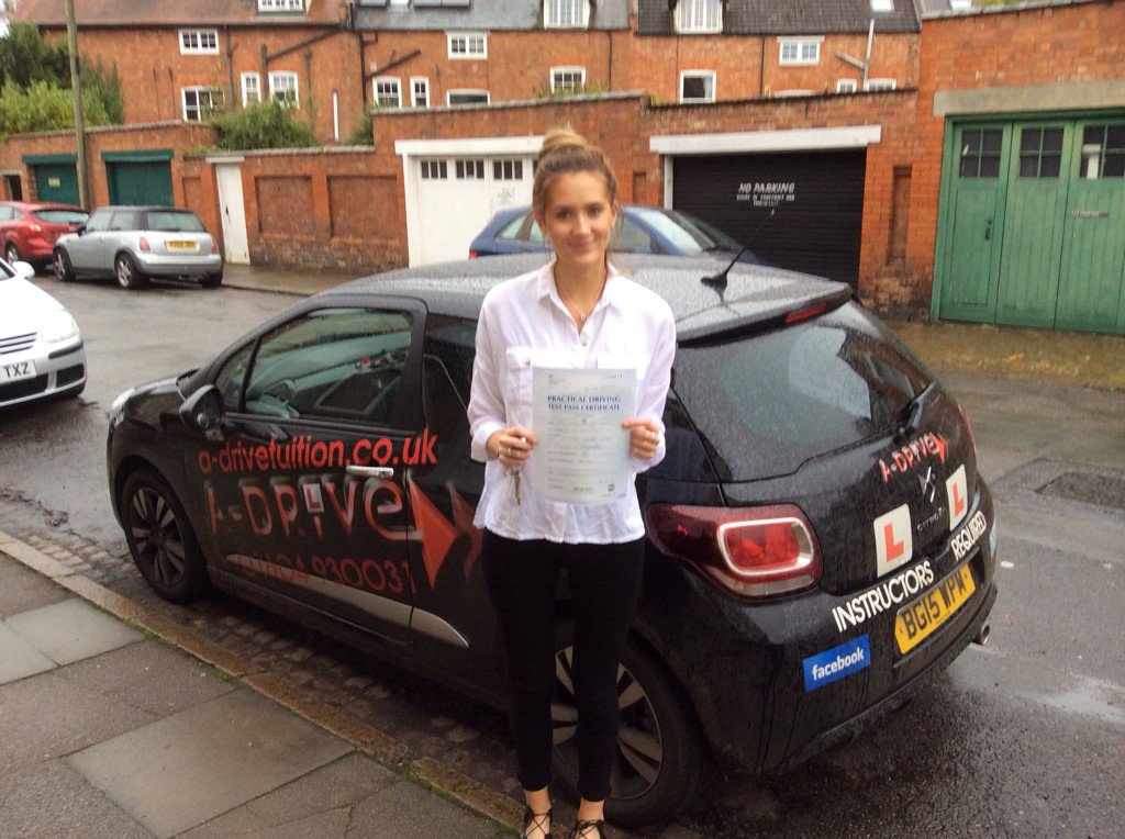 AAdrive's tweet photo. Congrats @mcmenzie passing #DrivingTest 1st time 6/11/15 with Andrew of #AdriveTuition at #Northampton DTC https://t.co/5nGL7nnQm9