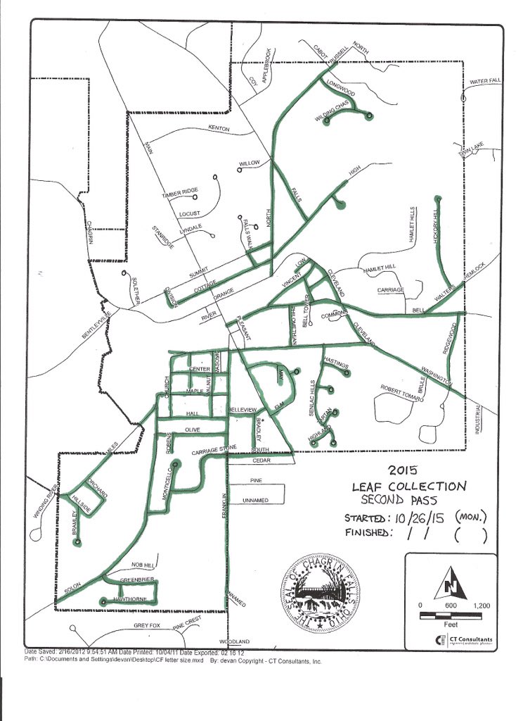 ChagrinFalls's tweet photo. Start of day leaf truck location November 6th. https://t.co/2gfHPiREMT