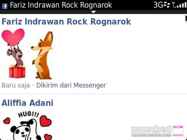 Perang stiker lagi njirr haha <3 @fariz_ragna69