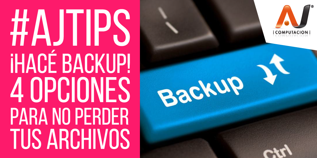 ajcomputacion's tweet photo. #AjTips 🔐 ¡Hacé backup! 4 opciones para no perder tus archivos 👌 https://t.co/smhs6mgCM6 #Tecnologia #Seguridad https://t.co/3lmiAnF64E